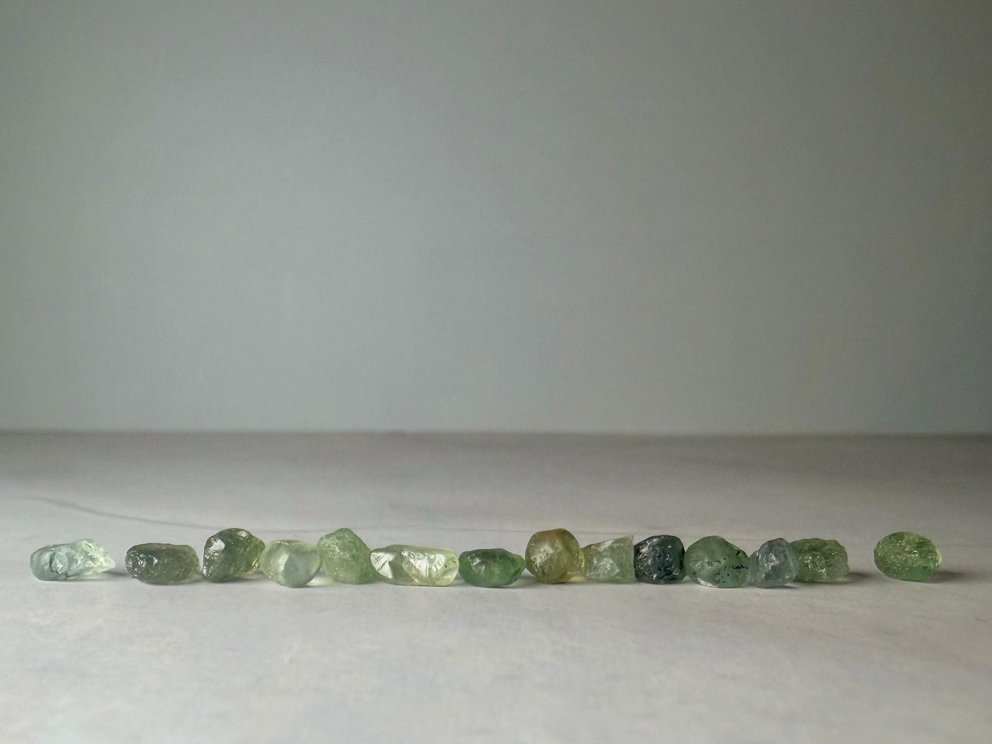 10 CTW Rough Unheated Montana Sapphires | Hand Mined Montana Sapphires 0.6ct+ | Faceting Rough | Green Blue Yellow Parcel