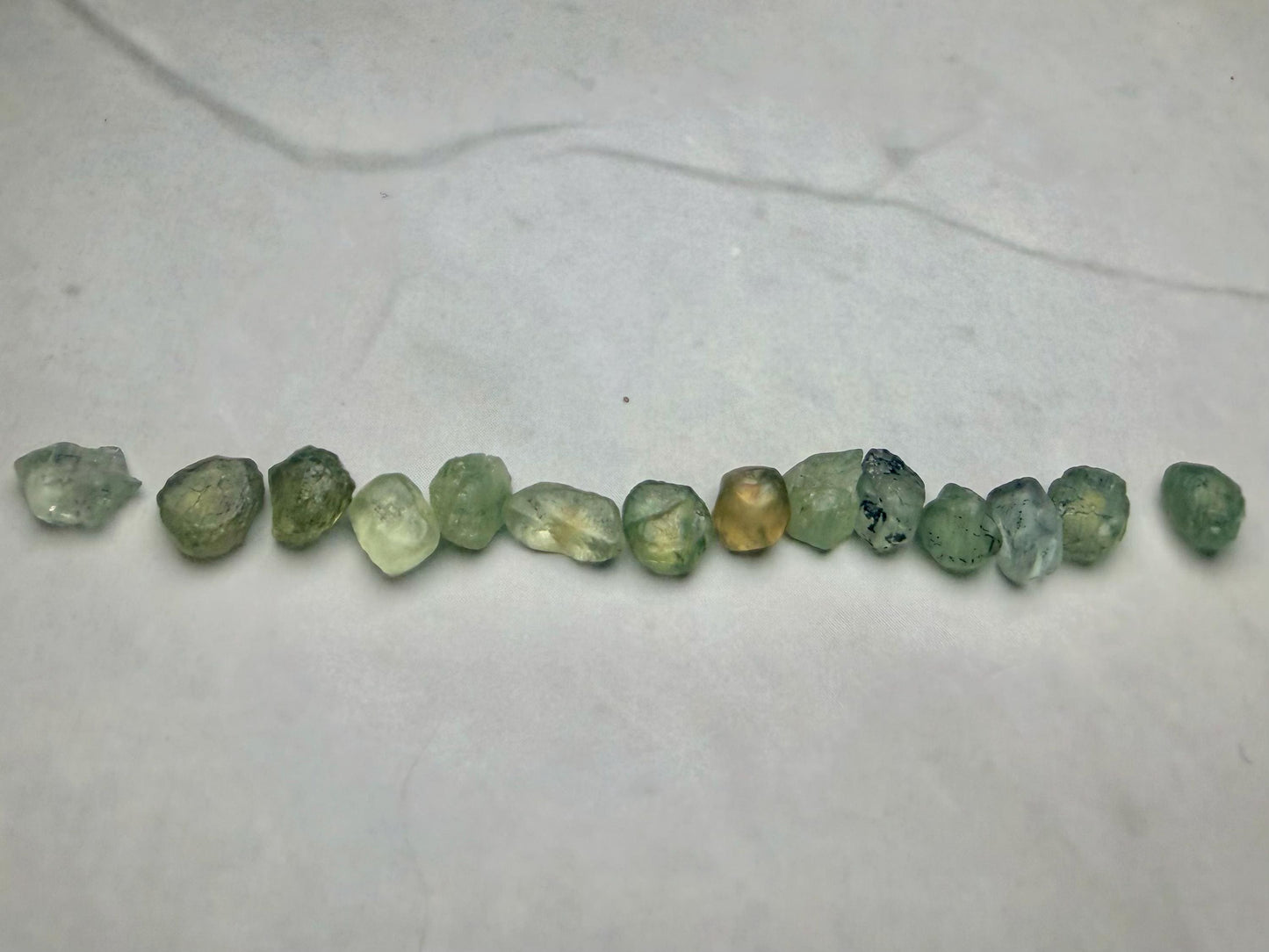 10 CTW Rough Unheated Montana Sapphires | Hand Mined Montana Sapphires 0.6ct+ | Faceting Rough | Green Blue Yellow Parcel