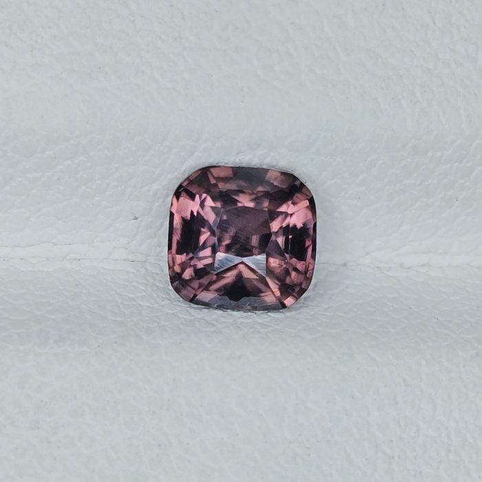 IGI Certified Natural Brown Zircon 1.27 Ct | Cushion Cut Loose Gemstone | Genuine Earth-Toned Zircon | Collector Gem | December Birthstone
