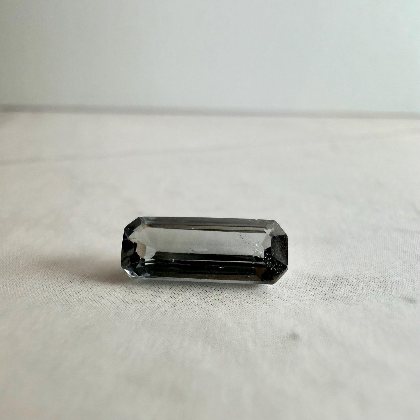 1.82 Ct Natural Blue Gray Spinel | IGI Certified Emerald Cut Loose Gemstone | Steel Blue Spinel | October Birthstone | Collector Gem