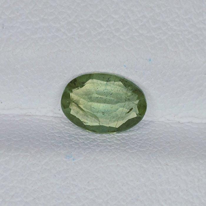 IGI Certified Green Sapphire 0.90 Ct | Natural Green Sapphire | Oval Cut Loose Sapphire | Heated Sapphire | September Birthstone