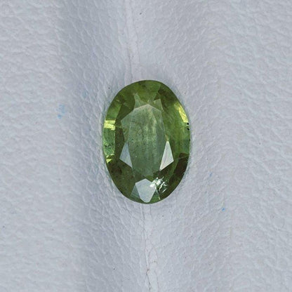 IGI Certified Green Sapphire 0.90 Ct | Natural Green Sapphire | Oval Cut Loose Sapphire | Heated Sapphire | September Birthstone