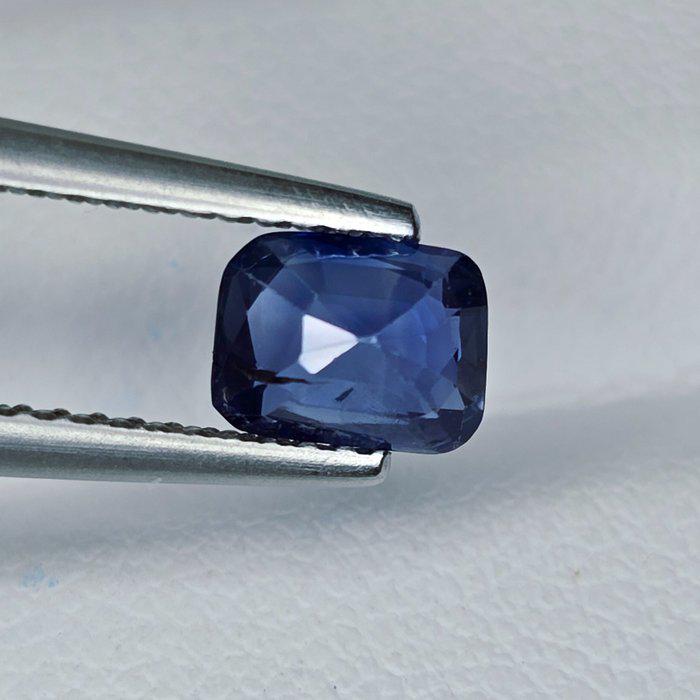 IGI Certified Deep Blue Sapphire 0.87 Ct | Natural Blue Sapphire | Cushion Rectangle Loose Sapphire | Heated Sapphire | September Birthstone