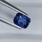 IGI Certified Deep Blue Sapphire 0.87 Ct | Natural Blue Sapphire | Cushion Rectangle Loose Sapphire | Heated Sapphire | September Birthstone