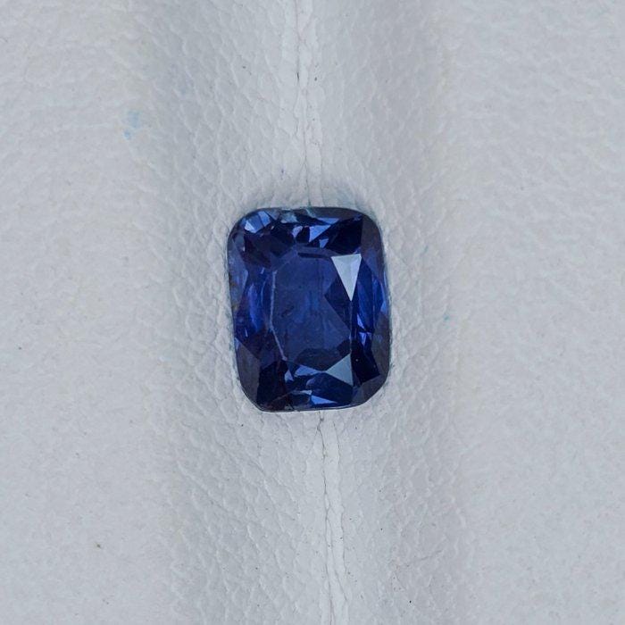 IGI Certified Deep Blue Sapphire 0.87 Ct | Natural Blue Sapphire | Cushion Rectangle Loose Sapphire | Heated Sapphire | September Birthstone