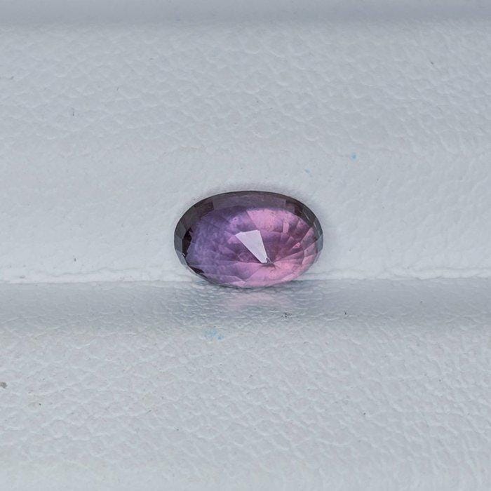 IGI Certified Natural Purple Sapphire 1.10 Ct | Madagascar Sapphire | Loose Pink Purple Sapphire | Oval Sapphire | Untreated Sapphire