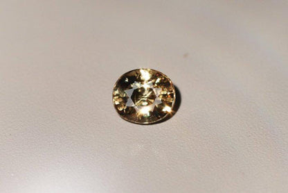 0.56 Ct Natural Alexandrite Gemstone, Certified Color Change Chrysoberyl, Oval Cut Loose Stone, June Birthstone