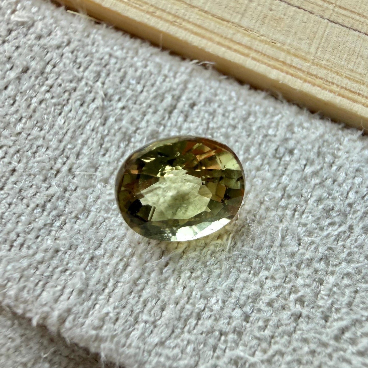 0.56 Ct Natural Alexandrite Gemstone, Certified Color Change Chrysoberyl, Oval Cut Loose Stone, June Birthstone