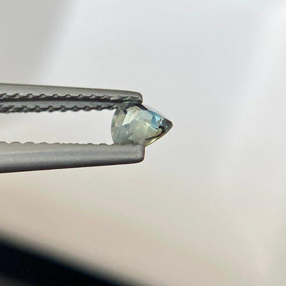 0.28 Ct Natural Alexandrite Gemstone, Certified Pear Cut Color Change Chrysoberyl, Green to Pinkish Purple, June Birthstone