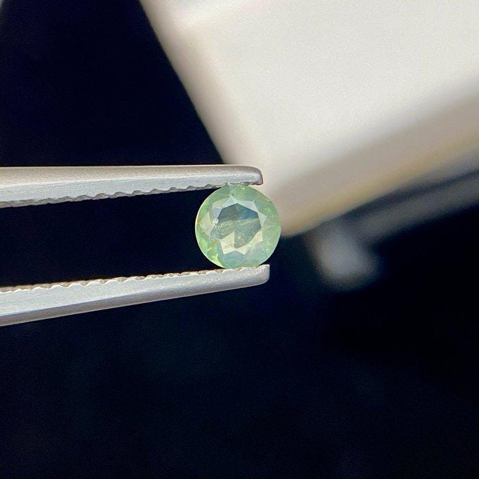 Certified Natural Alexandrite 0.29 ct | Color Change Chrysoberyl | Round Brilliant Cut | Unheated | ICA GemLab Certified Loose Gemstone