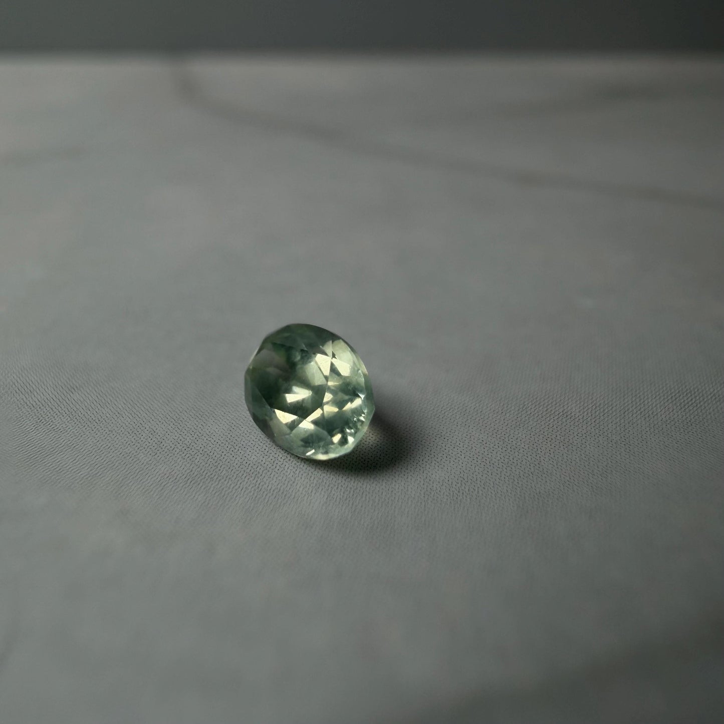 0.55ct Unheated Montana Sapphire – Natural Mint Green Oval | Hand Mined in Montana | Loose Gemstone for Custom Ring or Pendant