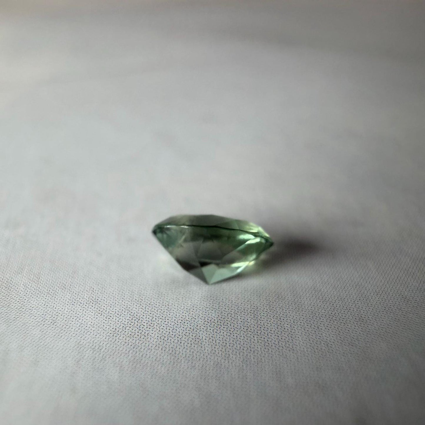 0.40 ct Unheated Montana Sapphire – Hand Mined Green Oval Sapphire | Natural Loose Gemstone for Jewelry or Collection
