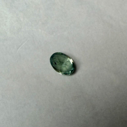 0.40 ct Unheated Montana Green Sapphire | Hand Mined Natural Oval Sapphire | Loose Montana Gemstone