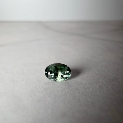 0.40 ct Unheated Montana Green Sapphire | Hand Mined Natural Oval Sapphire | Loose Montana Gemstone
