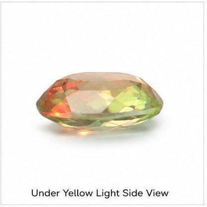 0.42 ct Natural Color Change Alexandrite | Certified Unheated Alexandrite | ICA GemLab | Green to Pinkish Purple