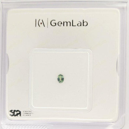 0.42 ct Natural Color Change Alexandrite | Certified Unheated Alexandrite | ICA GemLab | Green to Pinkish Purple