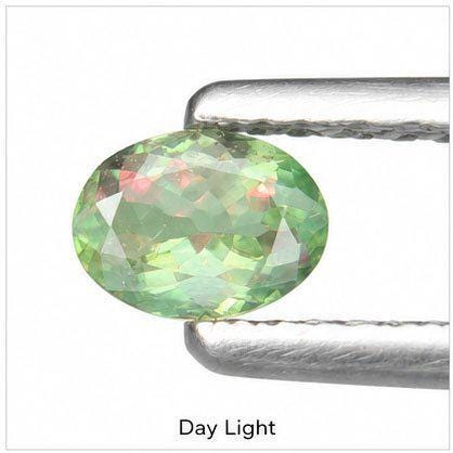 0.42 ct Natural Color Change Alexandrite | Certified Unheated Alexandrite | ICA GemLab | Green to Pinkish Purple