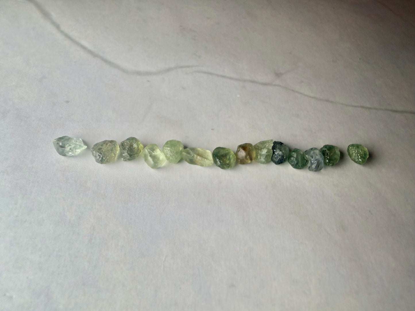 10 CTW Rough Unheated Montana Sapphires | Hand Mined Montana Sapphires 0.6ct+ | Faceting Rough | Green Blue Yellow Parcel