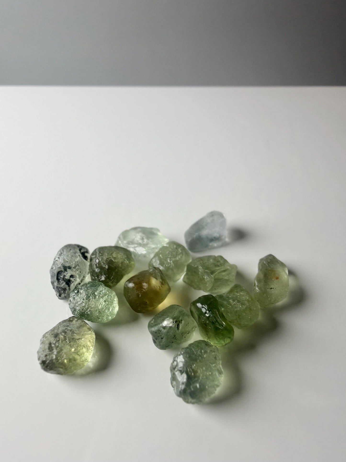 10 CTW Rough Unheated Montana Sapphires | Hand Mined Montana Sapphires 0.6ct+ | Faceting Rough | Green Blue Yellow Parcel