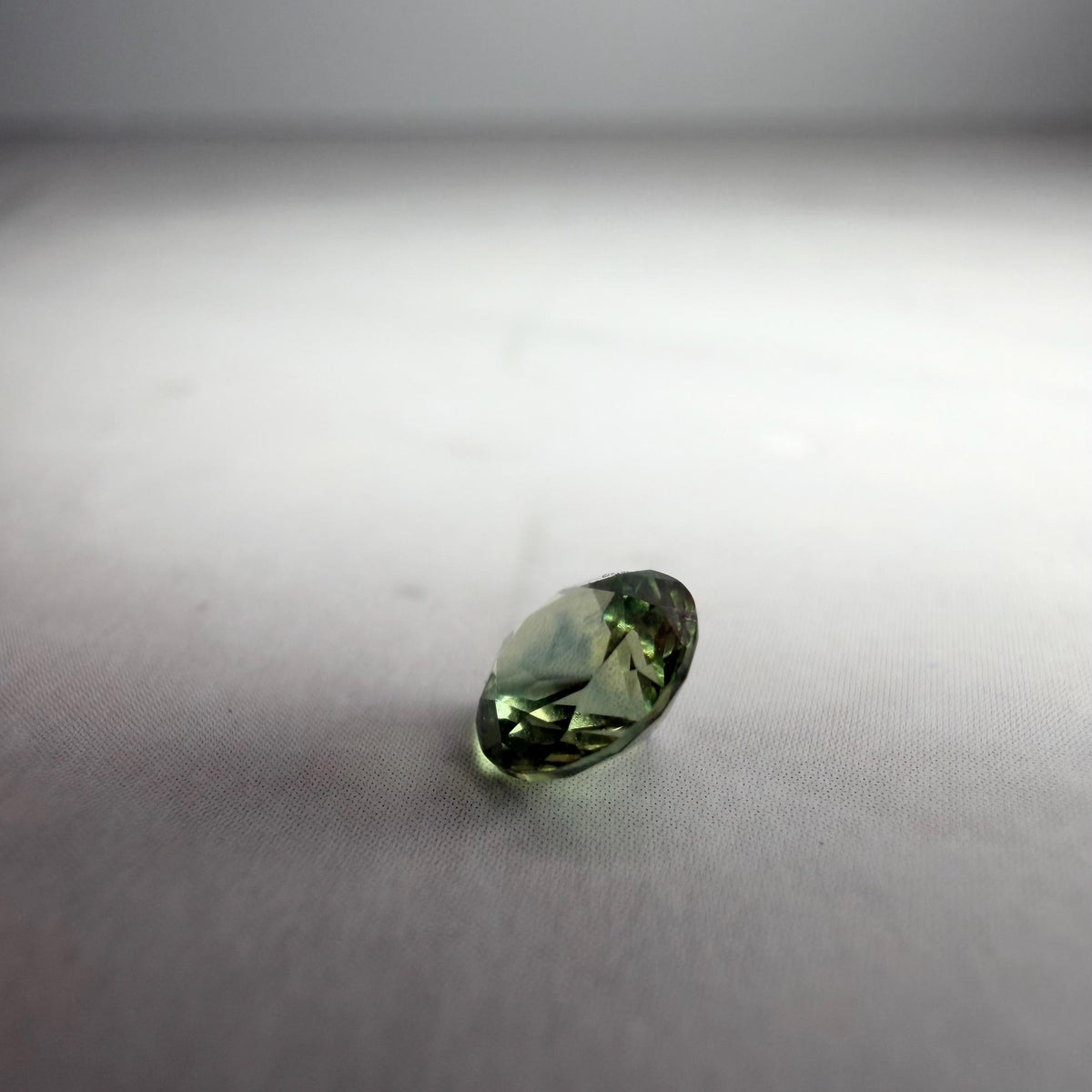 0.70 Ct Montana Sapphire – Natural Green Round Sapphire – Loose Montana Gemstone – USA Sapphire for Ring or Jewelry