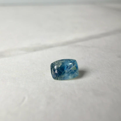 0.30 Ct Montana Sapphire – Blue Teal Parti Sapphire – Natural Cushion Cut Montana Gemstone – Loose USA Sapphire