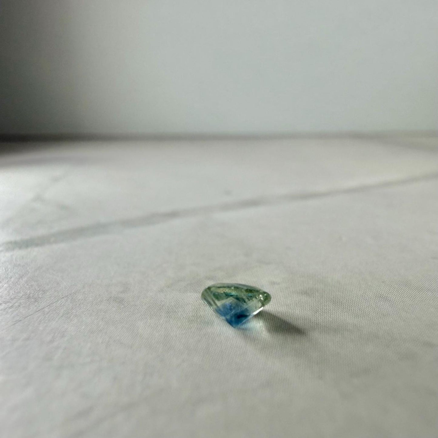 0.30 Ct Montana Sapphire – Blue Teal Parti Sapphire – Natural Cushion Cut Montana Gemstone – Loose USA Sapphire