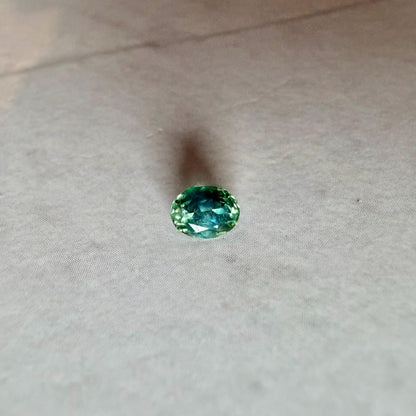 0.40 Ct Montana Sapphire – Vivid Teal Blue Green Sapphire – Natural Round Montana Gemstone – Loose USA Sapphire