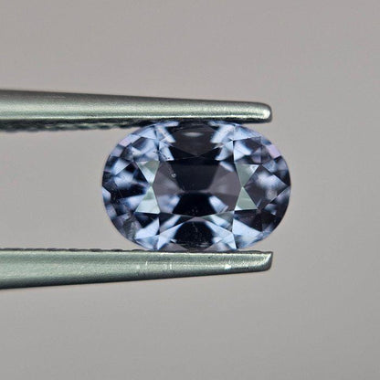 1.57 Ct Natural Blue Violet Spinel, Unheated Certified Spinel, Oval Loose Gemstone, ICA GemLab Report, Engagement Ring Stone