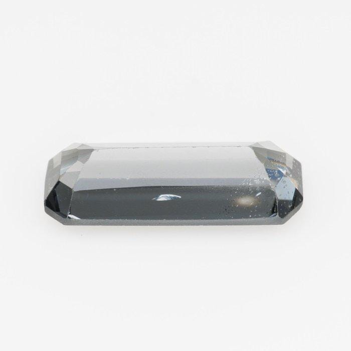1.82 Ct Natural Blue Gray Spinel | IGI Certified Emerald Cut Loose Gemstone | Steel Blue Spinel | October Birthstone | Collector Gem