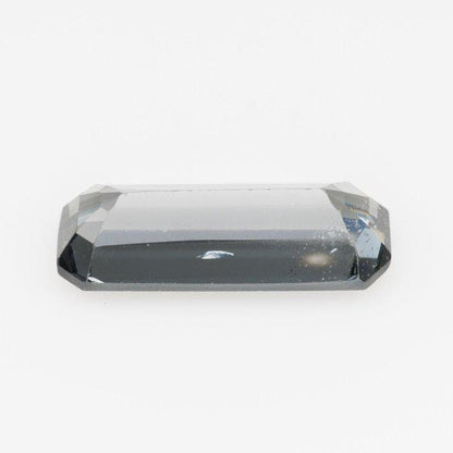 1.82 Ct Natural Blue Gray Spinel | IGI Certified Emerald Cut Loose Gemstone | Steel Blue Spinel | October Birthstone | Collector Gem