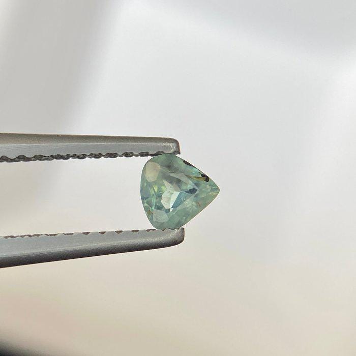 0.28 Ct Natural Alexandrite Gemstone, Certified Pear Cut Color Change Chrysoberyl, Green to Pinkish Purple, June Birthstone