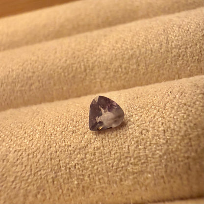 0.28 Ct Natural Alexandrite Gemstone, Certified Pear Cut Color Change Chrysoberyl, Green to Pinkish Purple, June Birthstone