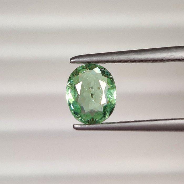 1.90 Ct Certified Paraiba Tourmaline – Natural Liddicoatite Tourmaline – Yellowish Green Oval Gemstone – ICA GemLab Certified