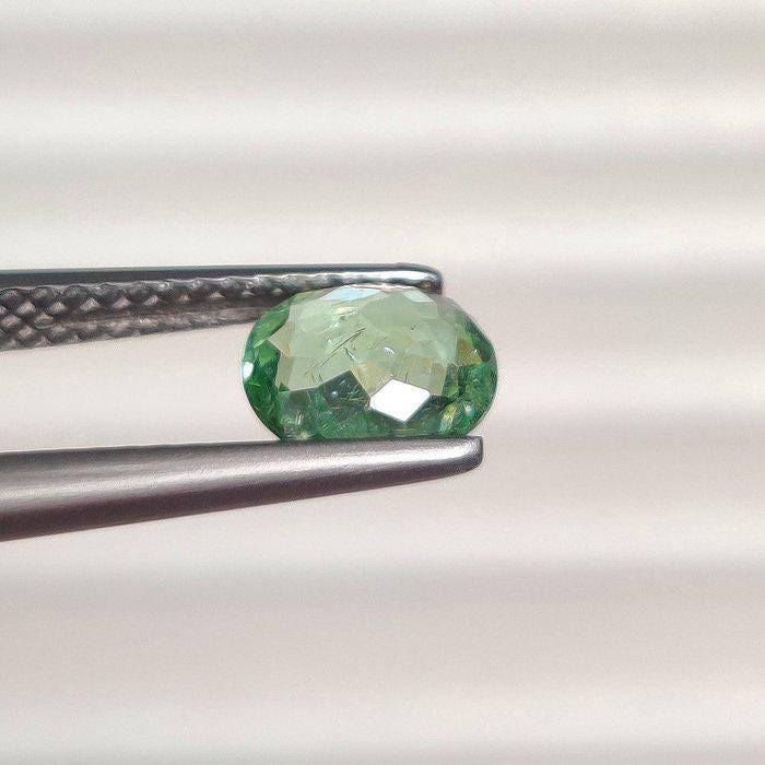 1.90 Ct Certified Paraiba Tourmaline – Natural Liddicoatite Tourmaline – Yellowish Green Oval Gemstone – ICA GemLab Certified