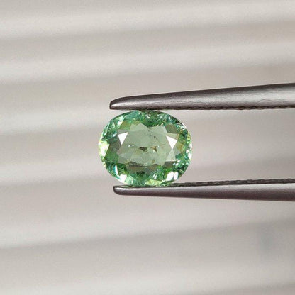 1.90 Ct Certified Paraiba Tourmaline – Natural Liddicoatite Tourmaline – Yellowish Green Oval Gemstone – ICA GemLab Certified