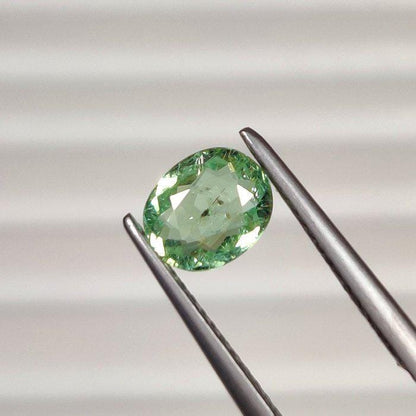 1.90 Ct Certified Paraiba Tourmaline – Natural Liddicoatite Tourmaline – Yellowish Green Oval Gemstone – ICA GemLab Certified