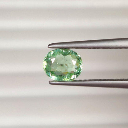 1.90 Ct Certified Paraiba Tourmaline – Natural Liddicoatite Tourmaline – Yellowish Green Oval Gemstone – ICA GemLab Certified
