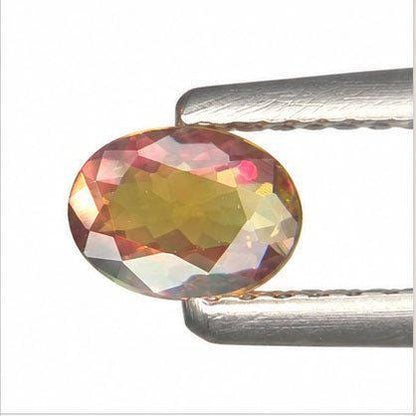 0.37 Ct Natural Alexandrite – Certified Color Change Chrysoberyl – Green to Purple Oval Gemstone – ICA GemLab