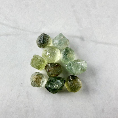 11.45 CTW Rough Montana Sapphires, 1 Carat Plus Unheated Sapphire Parcel, Hand Mined Natural Faceting Rough