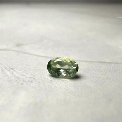 0.55ct Unheated Montana Sapphire – Natural Mint Green Oval | Hand Mined in Montana | Loose Gemstone for Custom Ring or Pendant