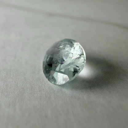 0.80 ct Unheated Montana Sapphire – Hand Mined Pale Blue Green Oval Gem | Natural Included Sapphire for Jewelry or Collection
