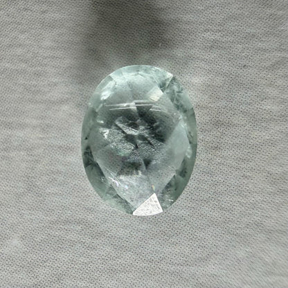 0.80 ct Unheated Montana Sapphire – Hand Mined Pale Blue Green Oval Gem | Natural Included Sapphire for Jewelry or Collection