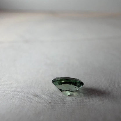 0.40 ct Unheated Montana Green Sapphire | Hand Mined Natural Oval Sapphire | Loose Montana Gemstone