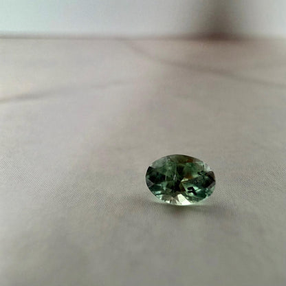 0.40 ct Unheated Montana Green Sapphire | Hand Mined Natural Oval Sapphire | Loose Montana Gemstone