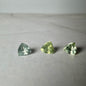 0.75 TCW Unheated Montana Sapphire Trillion Set | 3 Hand Mined Natural Loose Sapphires | Blue & Green Montana Gemstone Suite