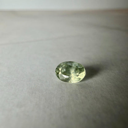 0.45 ct Unheated Montana Green Sapphire | Natural Oval Loose Sapphire | Hand Mined Montana Gemstone
