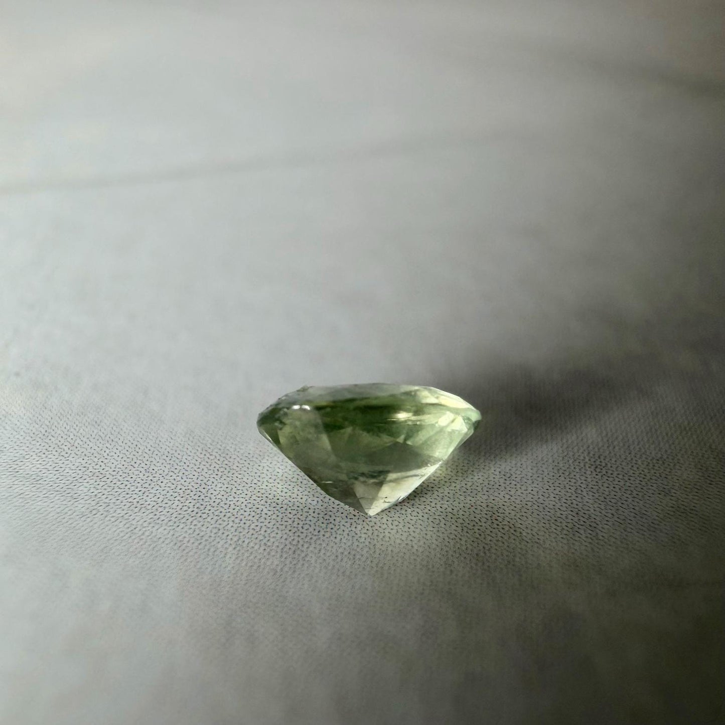 0.45 ct Unheated Montana Green Sapphire | Natural Oval Loose Sapphire | Hand Mined Montana Gemstone
