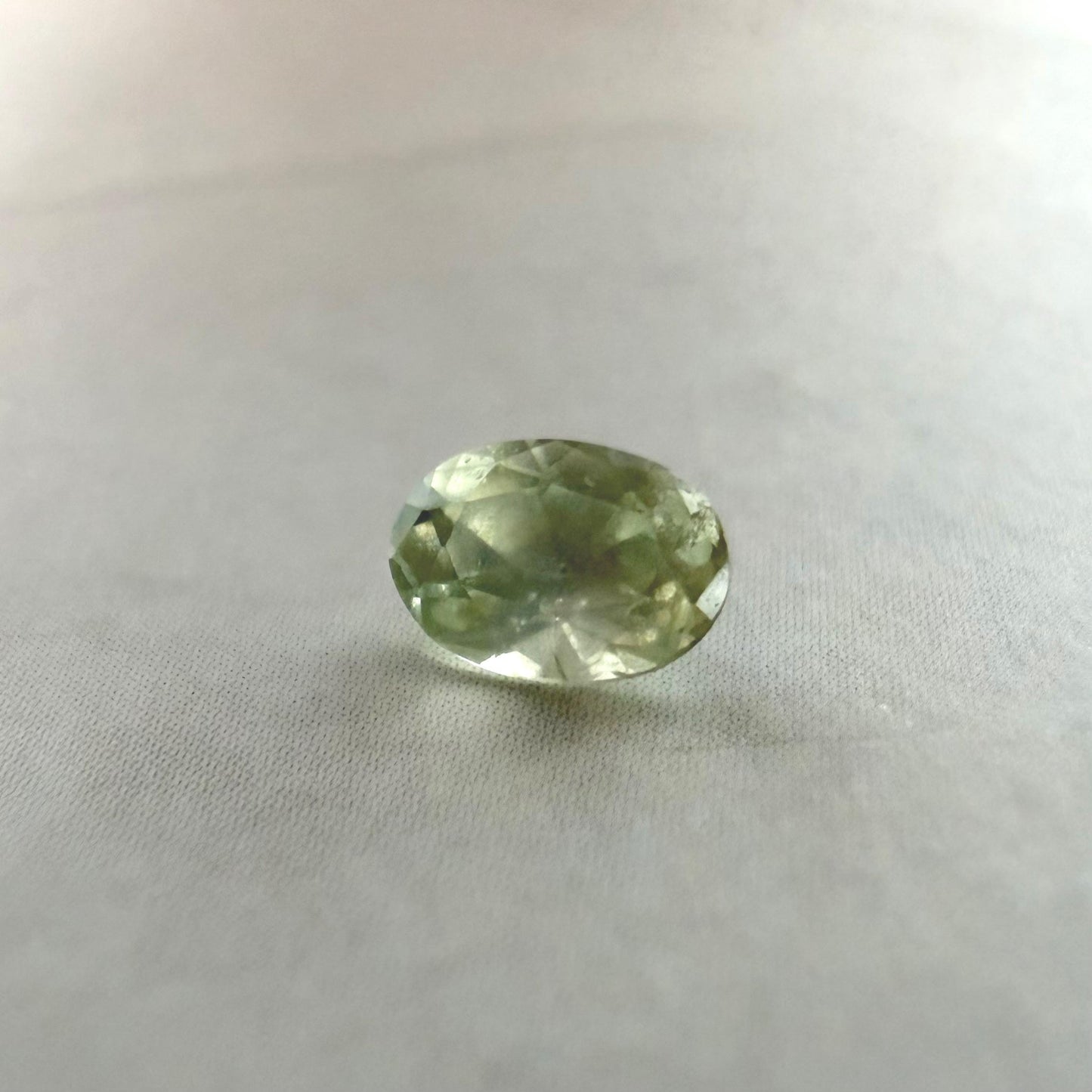 0.45 ct Unheated Montana Green Sapphire | Natural Oval Loose Sapphire | Hand Mined Montana Gemstone