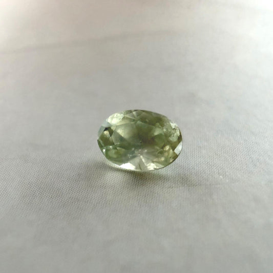 0.45 ct Unheated Montana Green Sapphire | Natural Oval Loose Sapphire | Hand Mined Montana Gemstone