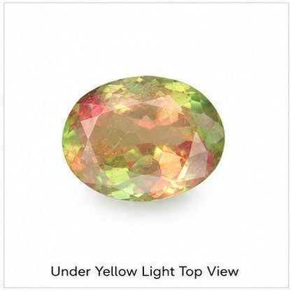 0.42 ct Natural Color Change Alexandrite | Certified Unheated Alexandrite | ICA GemLab | Green to Pinkish Purple